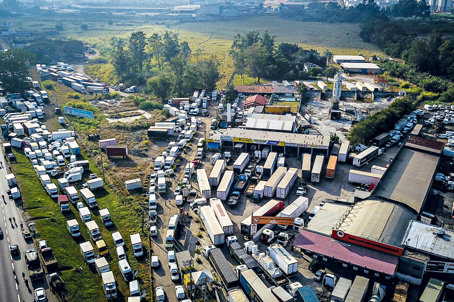 greve dos caminhoneiros